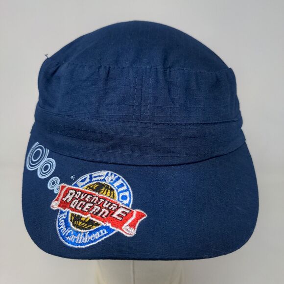 Royal Caribbean Women's Strapback Cadet Cap Hat Blue Adjustable Embroidered - Picture 2 of 8